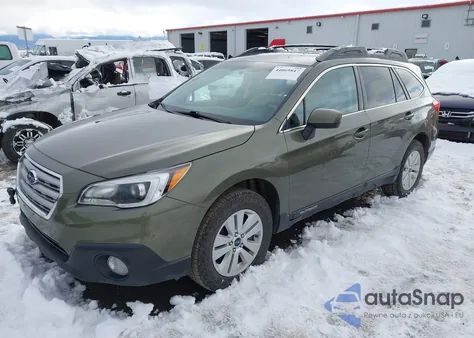 2017 Subaru Outback 2.5I Premium из США, поврежденный, VIN 4S4BSACC5H3410846